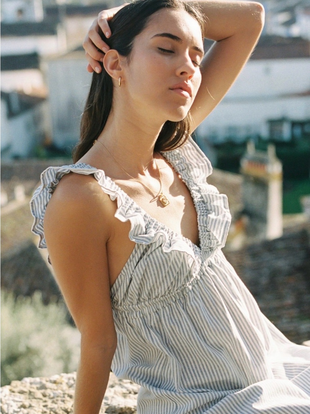Harly Jae Milos Dress Pin Stripe